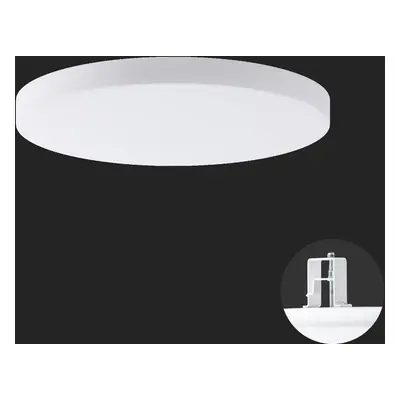 CARINA V2 stropní/nástěnné skleněné polovestavné svítidlo bílá IP44 3000 K 49W LED - OSMONT