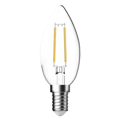 // LED žárovka svíčka C35 E14 806lm C čirá - NORDLUX