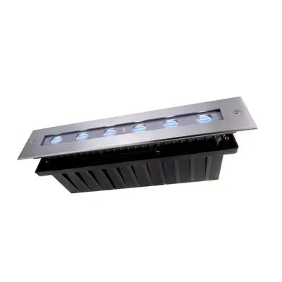 Zemní zápustné svítidlo Line III nerezová ocel 12W LED 172lm 465-640nm RGB pojezdové - LIGHT IMP