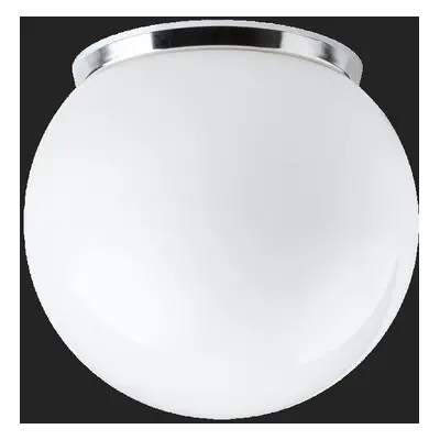 SKAT 1 stropní/nástěnné plastové svítidlo chrom / bílá IP65 4000 K 9W LED DALI - OSMONT