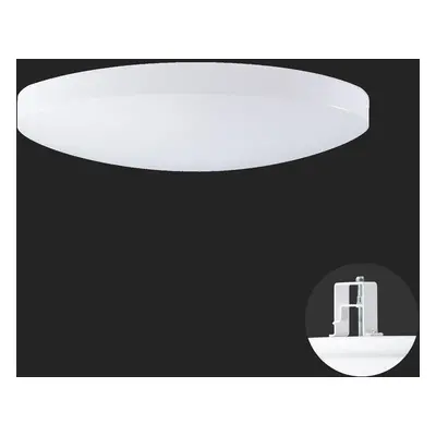 SAGITA V2 stropní/nástěnné plastové polovestavné svítidlo bílá IP44 4000 K 33W LED DALI - OSMONT