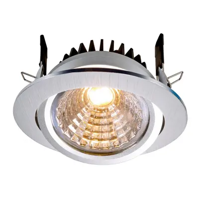 Kapego COB Downlight výklopný 12W 3000K hliník kartáčovaný 350m - LIGHT IMPRESSIONS