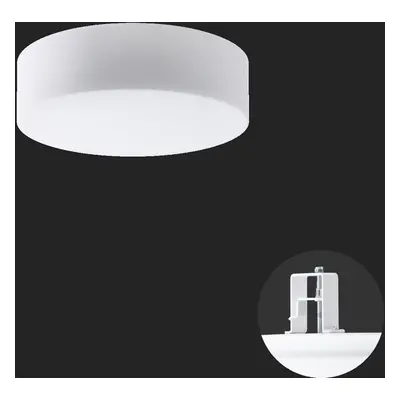 ERIS V2 stropní/nástěnné skleněné polovestavné svítidlo bílá IP44 2700-6500 K 18W LED - OSMONT