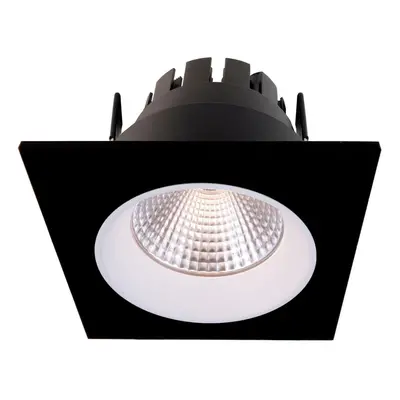 Zápustné svítidlo Orionis hranaté černá/bílá LED 6,50W 2700K 645lm - LIGHT IMPRESSIONS