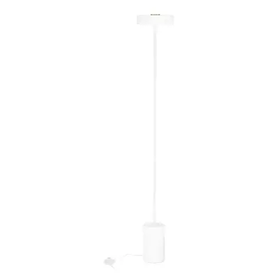 Stojací lampa THEA LED 17W 929lm 3000K bílá / zlatá 135cm - NOVALUCE