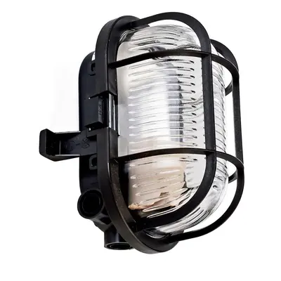 Deko-Light nástěnné a stropní svítidlo Syrma Oval černá 220-240V AC/50-60Hz E27 1x max. 42,00 W 