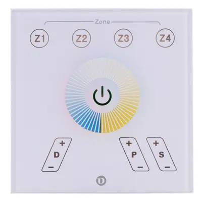 KapegoLED řídící jednotka Touchpanel RF White 230V 2 CH - LIGHT IMPRESSIONS