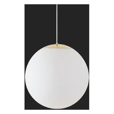 ADRIA S4 HP závěsné skleněné svítidlo mosaz leštěná / bílá IP40 3000 K 58W LED DALI - OSMONT