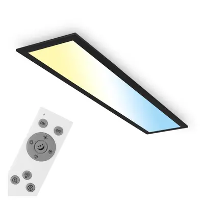 CCT svítidlo LED panel, 78 cm, 24,5W, 2600lm, černá - BRILO