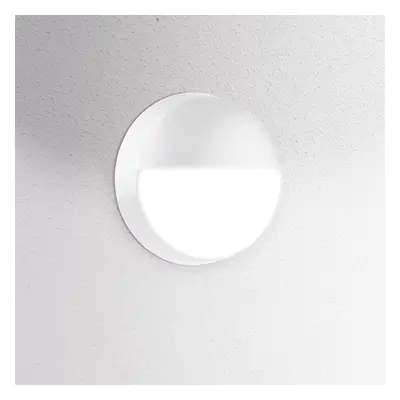 Venkovní nástěnné LED svítidlo kulaté OASI CCT 14W 3000/4000/6500K IP54 bílá - CENTURY