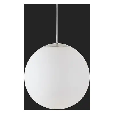 ADRIA S4 HP závěsné skleněné svítidlo nerez leštěná / bílá IP40 4000 K 58W LED - OSMONT