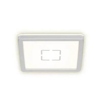 Slim svítidlo LED panel 19 cm 12W 1400lm stříbrná - BRILONER