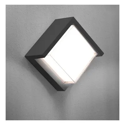 PURA LED venkovní nástěnné svítidlo Cube šedá 10W 4000K IP65 - CENTURY