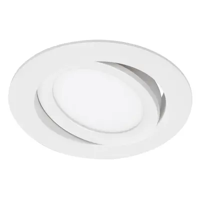 LED vestavné svítidlo, pr. 10,6 cm, 7 W, bílé - BRILONER