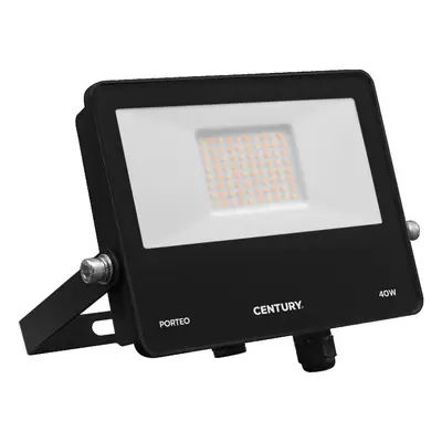 LED reflektor PORTEO černá 40W 3000/4000/6500K IP65 - CENTURY