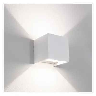 Venkovní nástěnné LED svítidlo up/down QUADRATO bílá 20W 3000/4000/6500K IP65 - CENTURY