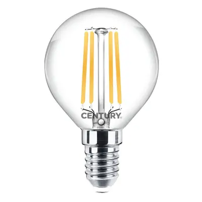 FILAMENT LED INCANTO SFERA CHIARA 6W E14 4000K DIM - CENTURY