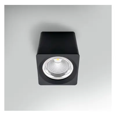 Stropní svítidlo LED QUBE ČERNÉ 131x131x133mm 25W 230V 3000K 45d IP20 - CENTURY