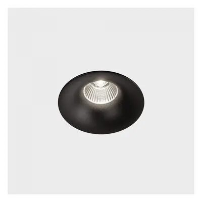 LUXO zapuštěné svítidlo s rámečkem černá 8W 2700K nestmívatelné - KOHL-Lighting