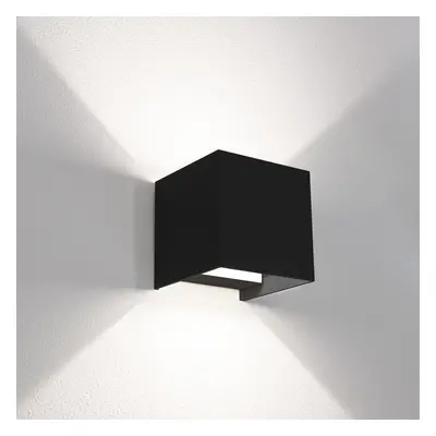 Venkovní nástěnné LED svítidlo up/down QUADRATO černá 20W 3000/4000/6500K IP65 - CENTURY