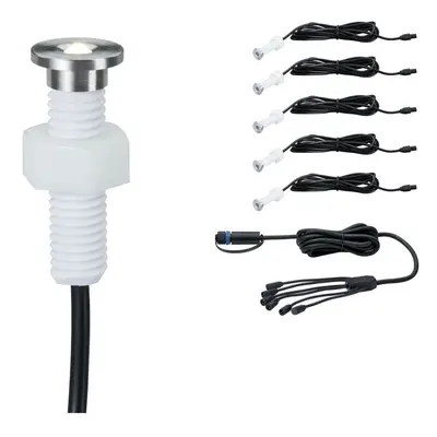 Plug&Shine sada vestavné svítidlo MicroPen II IP67 3000K 5x0,22W - PAULMANN