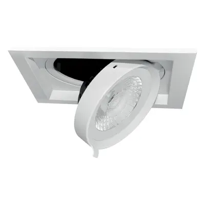 SVÍTIDLO LED REGIA ZAPUŠTĚNÉ VÝKLOPNÉ 1 MODUL 175 mm 15W 3000K Ra95 1230Lm 38d DIMM IP20 - CENT