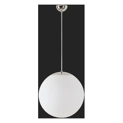 ADRIA S3 závěsné skleněné svítidlo nerez leštěná / bílá IP40 4000 K 27W LED DALI - OSMONT