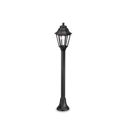 Venkovní sloupek Ideal Lux Anna PT1 small nero 101514 bílý IP44 - IDEALLUX