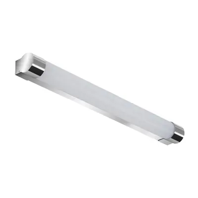 LED nástěnné svítidlo 59,2 cm 10W 1200lm chrom - BRILONER