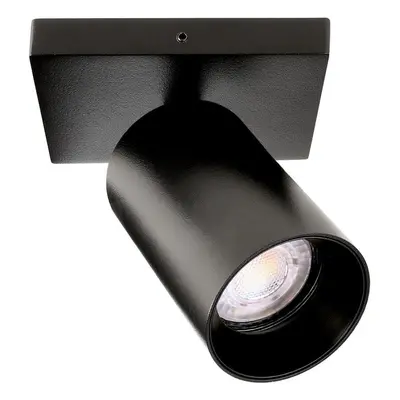 Deko-Light stropní přisazené svítidlo - Can Tilt hranaté, 1x 7,5 W GU10, černá - LIGHT IMPRESSIO