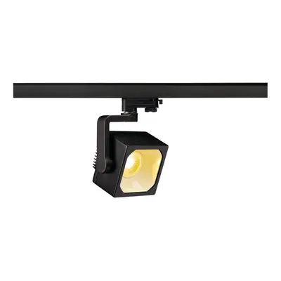 EURO CUBE pro tříokr. lištu černá 230V LED 28.5W 60° 3000K - BIG WHITE (SLV)