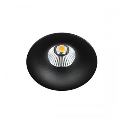 501502RBB34 Zápustné svítidlo LUXO černé LED 12W 4000K 100mm 1130lm kulaté - KOHL-Lighting (st