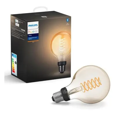 Hue Bluetooth žárovka LED E27 Filament G93 7W 550lm 2200K - PHILIPS (929002241401)