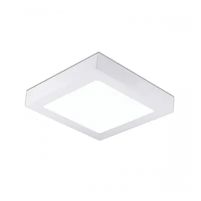 Stropní svítidlo DISC hranaté bílé LED 20W 3000K 225x225mm hranaté - KOHL-Lighting