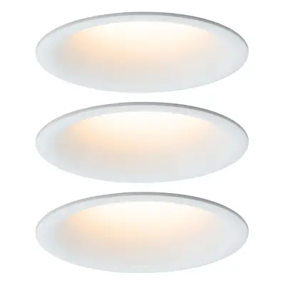 Vestavné svítidlo LED Cymbal 3x6,5W bílá mat proti oslnění stmívatelné - PAULMANN