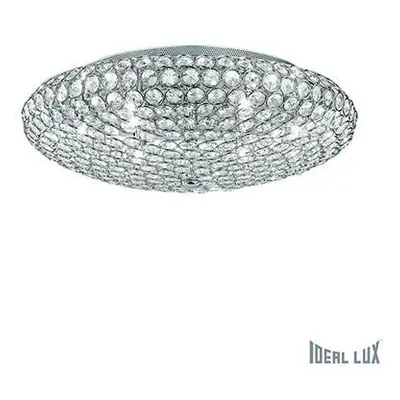 Stropní a nástěnné svítidlo Ideal Lux King PL9 cromo 073255 - IDEALLUX