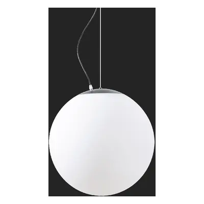 ADRIA L4 HP závěsné skleněné svítidlo černá / bílá IP40 4000 K 58W LED nouzové kombinované 3 h -