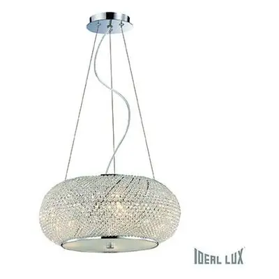 Závěsné svítidlo Ideal Lux Pasha SP6 cromo 082158 chromová 45cm - IDEALLUX