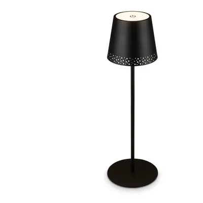 LED nabíjecí stolní lampa 38 cm 2,6W 280lm černá - BRILO