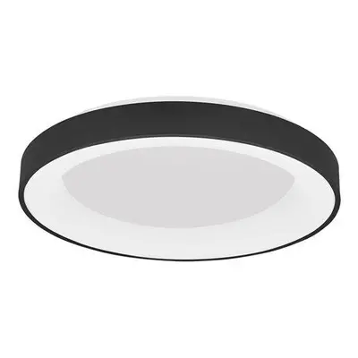 Stropní svítidlo RANDO SMART černý hliník a akryl LED 50W 230V 3000K - 4000K IP20 Tuya stmívatel