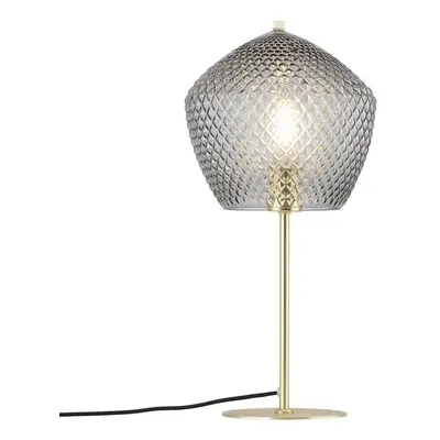 Stolní lampa Orbiform 40W E27 mosaz kouřová - NORDLUX