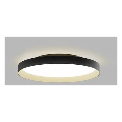 LED2 Stropní svítidlo MOON 40, BG TRIAC DIM 36W 2CCT 3000K/4000K černá/šampaň - LED2 Lighting