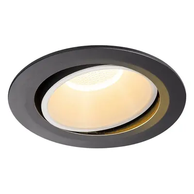 NUMINOS® MOVE DL XL vnitřní LED zápustné stropní svítidlo černá/bílá 2700 K 55° otočné a výkyvné