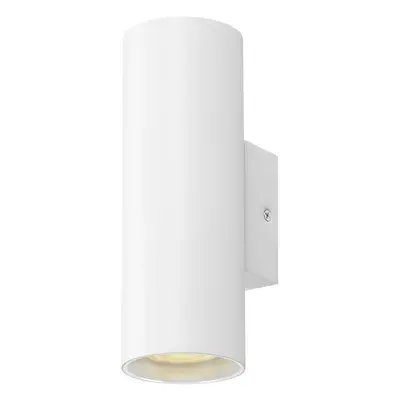 ASTO TUBE nástěnné přisazené svítidlo, válcové, 2x 10 W, bílé - BIG WHITE (SLV)