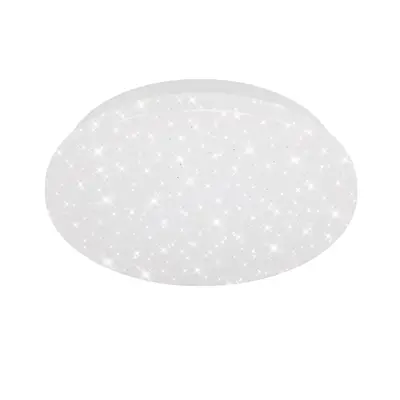 LED stropní svítidlo hvězdné nebe, pr. 22 cm, 8 W, bílé - BRILO