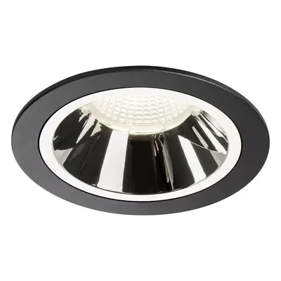 NUMINOS® DL L vnitřní LED zápustné stropní svítidlo černá/chrom 4000 K 20° - BIG WHITE (SLV)