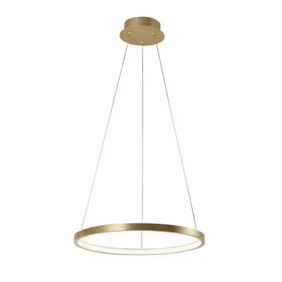 CIRCLE LED závěsné svítidlo, kruhové, Ø39cm, zlatá 3000K - LEUCHTEN DIREKT / JUST LIGHT