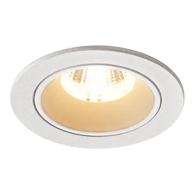 NUMINOS® DL S vnitřní LED zápustné stropní svítidlo bílá/bílá 2700 K 55° včetně listových pružin