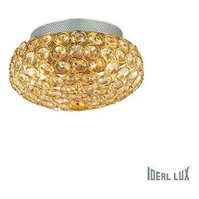 Stropní a nástěnné svítidlo Ideal Lux King PL3 oro 075402 - IDEALLUX