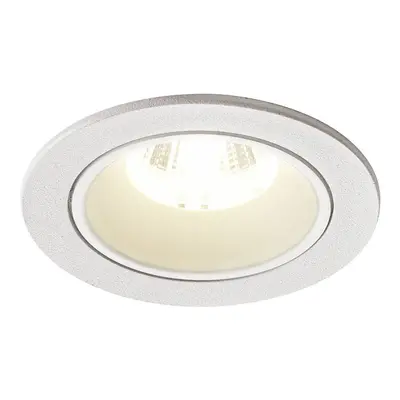 NUMINOS® DL S vnitřní LED zápustné stropní svítidlo bílá/bílá 4000 K 40° včetně listových pružin